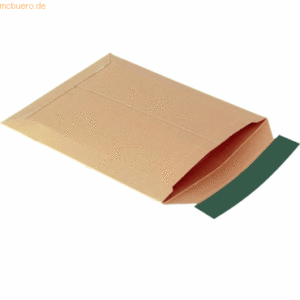 Blanke Vollpapptaschen braun 321x455x32mm Vollpappe Haftklebung VE=100