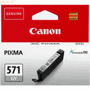 Canon Tintenpatrone Canon CLI-571 grau ca. 125 Seiten