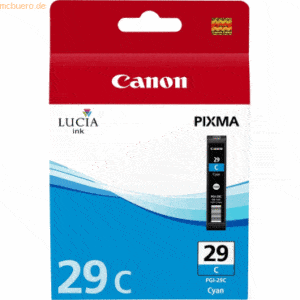 Canon Tintenpatrone Canon PGI-29 cyan 36ml