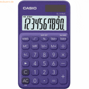 Casio Taschenrechner SL-310UC-PL Solar/Batterie violett