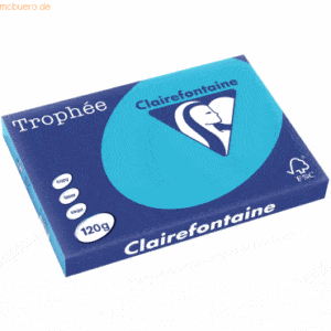 Clairefontaine Kopierpapier Trophee A3 120g/qm VE=250 Blatt royalblau