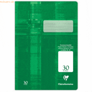 25 x Clairefontaine Schulheft A4 16 Blatt Lineatur 30 blanko perforier