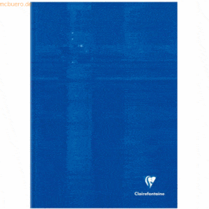 Clairefontaine Kladde A4 Hardcover 90g/qm 96 Blatt kariert sortiert