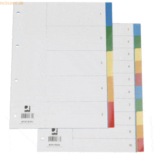 Connect Register A4 PP 10-teilig blanko farbig