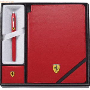 Cross Geschenkset Rollerball Scuderia Ferrari Rosso Corsa Rot-Lack + N