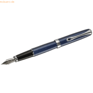 Diplomat Füllhalter Excellence A2 Midnight blue chrom B