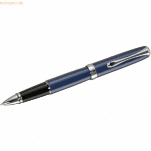 Diplomat Tintenroller Excellence A2 Midnight blue chrom