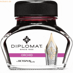 Diplomat Tintenglas Orchidee Rosa 30ml