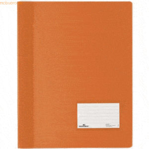 Durable Schnellhefter Duralux A4+ Hartfolie orange