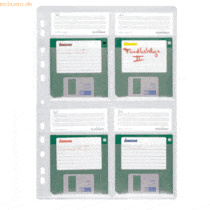 Durable Diskettenhülle A4 f. 4 Disketten 3