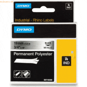 Dymo Schriftbandkassette permanent Polyester 5