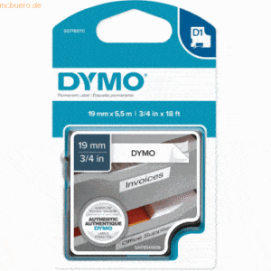 Dymo Schriftbandkassette D1 Polyester laminiert 5