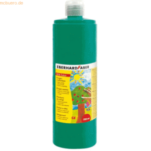 Eberhard Faber Fingerfarbe Flasche 750ml kobaltgrün tief