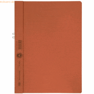 Elba Klemmmappe Manilakarton (RC) 250 g/qm für 10 Blatt A4 orange