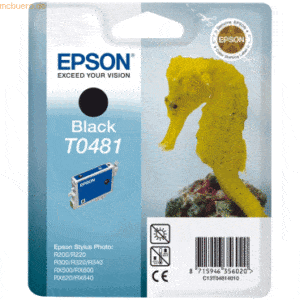 Epson Tintenpatrone Epson Stylus Photo R 300 T0481 schwarz