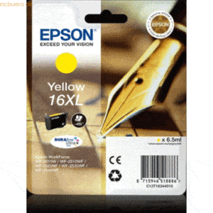 Epson Tintenpatrone Original Epson T1634XL gelb