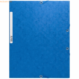 Exacompta Eckspannmappe Scotten A4 Manila-Karton 425g blau