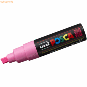 6 x Uni-Ball Fasermaler Uni Posca PC-8K 8mm neon rosa