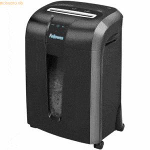 Fellowes Aktenvernichter Powershred 73Ci Partikelschnitt 4x38mm schwar