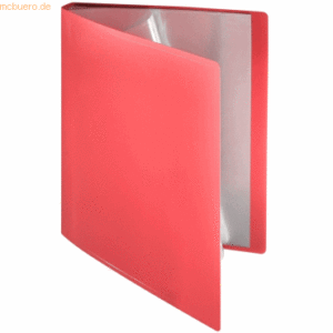 Foldersys Sichtbuch flexibel A4 20 Hüllen PP rot