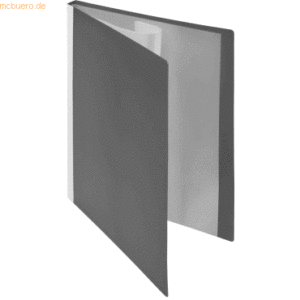 Foldersys Sichtbuch A4 10 Hüllen Rückentasche PP neutral grau