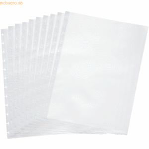 Foldersys Ersatzhüllen für Sichtbuch A4 PP mit T-Stanzung farblos tran