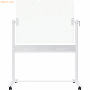 Franken Glaswhiteboard Mobil mit Drehfunktion magnethaftend 1200x900mm