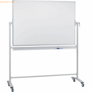 Franken Whiteboard Mobil mit Drehfunktion Emaille antimikrobiell 1500x