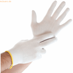 HygoStar Nylon-Feinstrick-Handschuh Ultra Flex S/7 weiß VE=12 Paar
