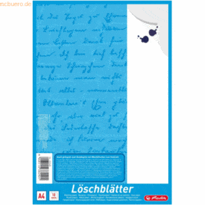 Herlitz LöschblätterA4 10 Blatt weiß 80g/qm