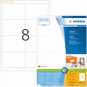 HERMA Etiketten weiß 96