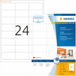 HERMA Inkjet-Etiketten weiß 66x33