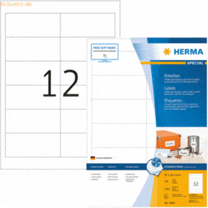 HERMA Inkjet-Etiketten weiß 97x42