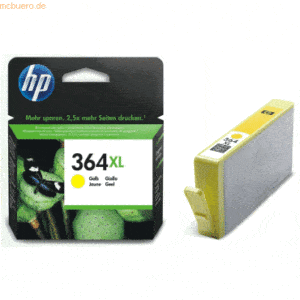 HP Tintenpatrone HP CB325EE gelb