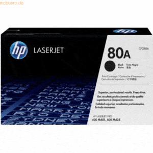 HP Toner HP 80A CF280A Toner schwarz