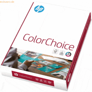 HP Farblaserpapier Color Choice CHP 750 A4 90g/qm weiß VE=500 Blatt