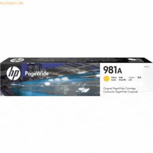 HP Tintenpatrone HP 981A gelb