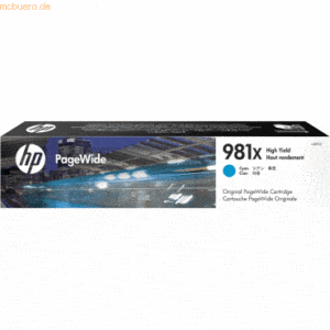 HP Tintenpatrone HP 981X cyan