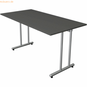 Kerkmann Schreibtisch SmartOffice C-Fuß-Gestell 140x70x75cm anthrazit