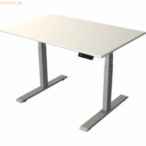 Kerkmann Steh-/Sitztisch Move 2 elektrisch Fuß silber 120x80x63-127cm