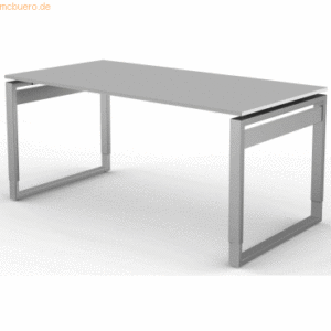 Kerkmann Schreibtisch StageOne Form 5 BxT 160x80cm lichtgrau