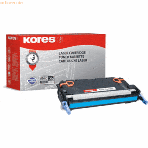 Kores Tonerkartusche kompatibel mit HP Q6471A ca. 4000 Seiten cyan