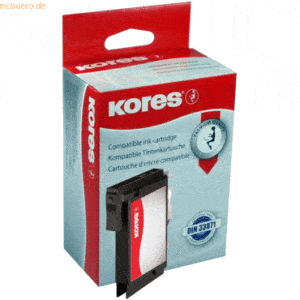 Kores Tintenpatrone kompatibel mit Brother LC-980BK / LC-1100BK schwar