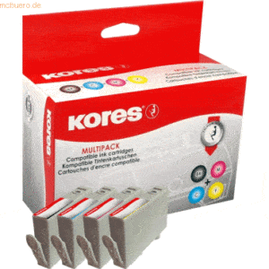 Kores Tintenpatronen Multipack kompatibel mit HP Nr. 364 schwarz/cyan/