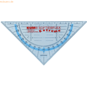 15 x Kum Geodreieck 262 Softie Flex Extreme 16cm farbig sortiert