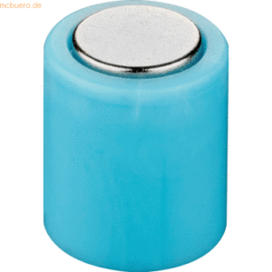 10 x Laurel Magnet Power Zylinder 14x19mm VE=6 Stück hellblau