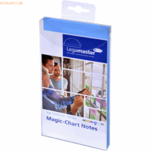 Legamaster Magic-Chart Notes 10x20cm VE=100 Stück blau