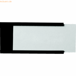 Legamaster Magnetetikettenträger 30x120mm schwarz VE=18 Stück