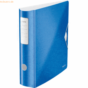 Leitz Ordner Active Wow 180 Grad 8cm blau metallic