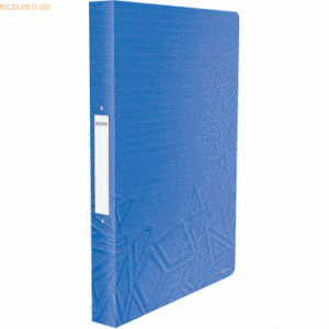 10 x Leitz Ringbuch Urban Chic A4 PP 2 Ringe blau